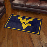 West Virginia Mountaineers 3ft. x 5ft. Plush Area Rug