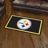 Pittsburgh Steelers 3ft. x 5ft. Plush Area Rug