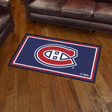 Montreal Canadiens 3ft. x 5ft. Plush Area Rug