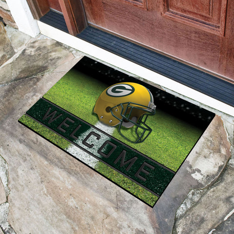 Green Bay Packers Rubber Door Mat - 18in. x 30in.