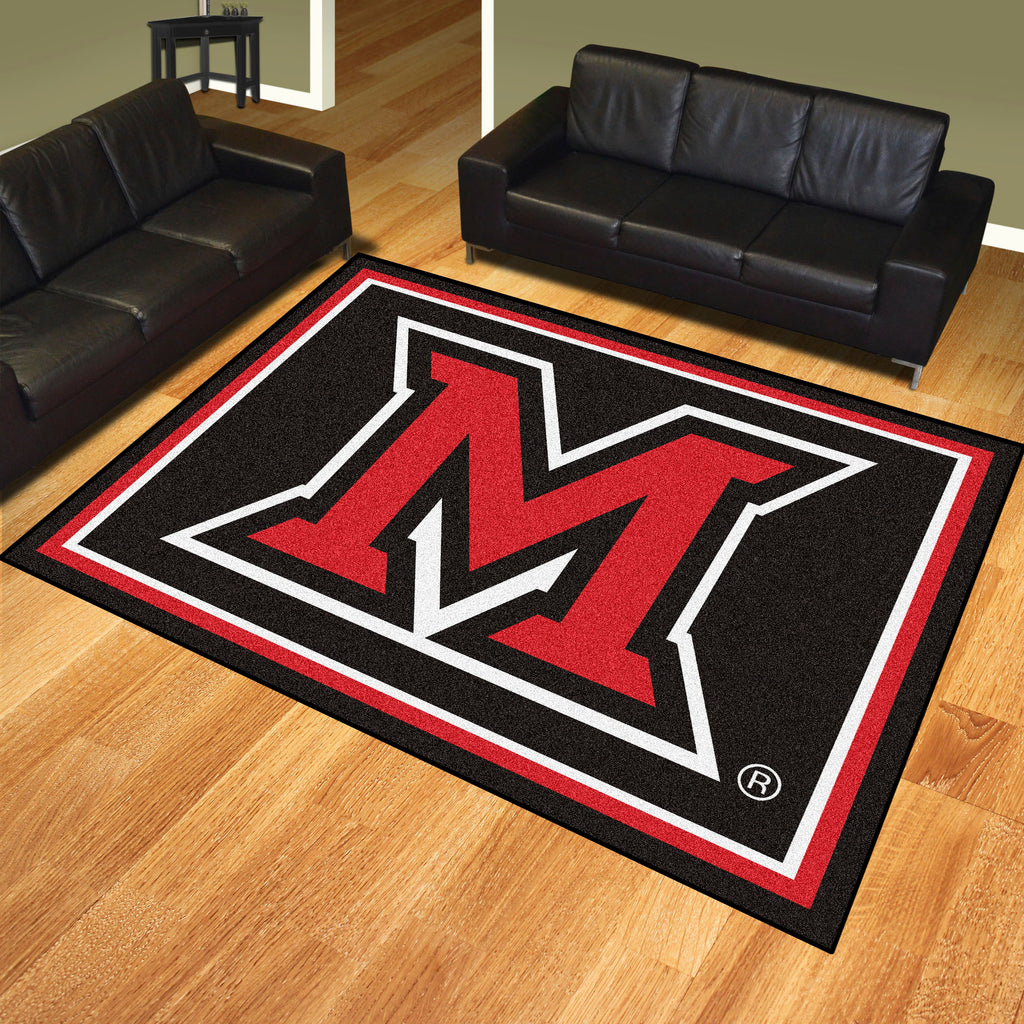 Miami (OH) Redhawks 8ft. x 10 ft. Plush Area Rug