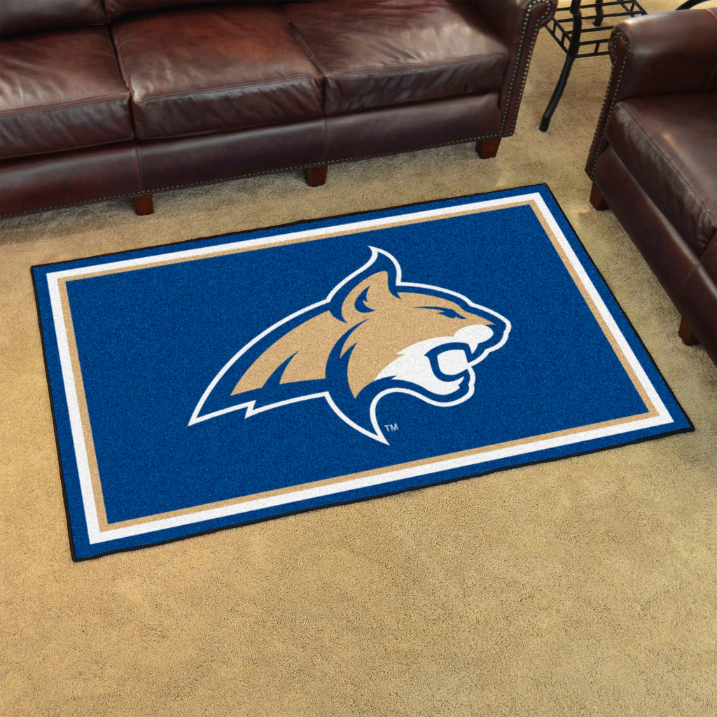 Montana State Grizzlies 4ft. x 6ft. Plush Area Rug