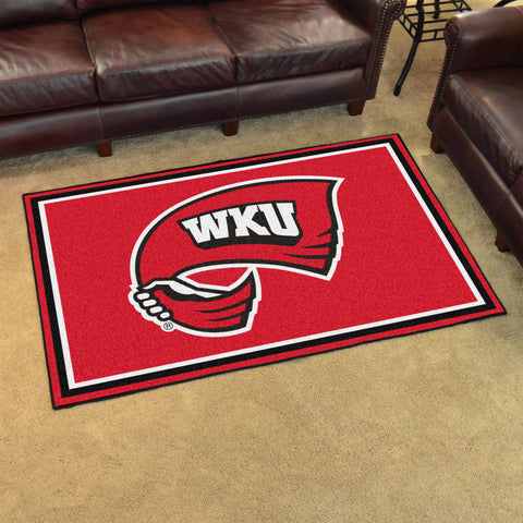 Western Kentucky Hilltoppers 4ft. x 6ft. Plush Area Rug