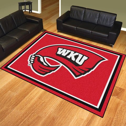 Western Kentucky Hilltoppers 8ft. x 10 ft. Plush Area Rug