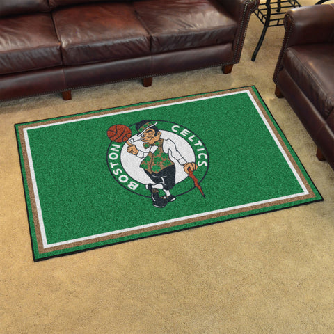 Boston Celtics 4ft. x 6ft. Plush Area Rug
