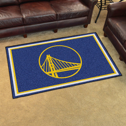 Golden State Warriors 4ft. x 6ft. Plush Area Rug