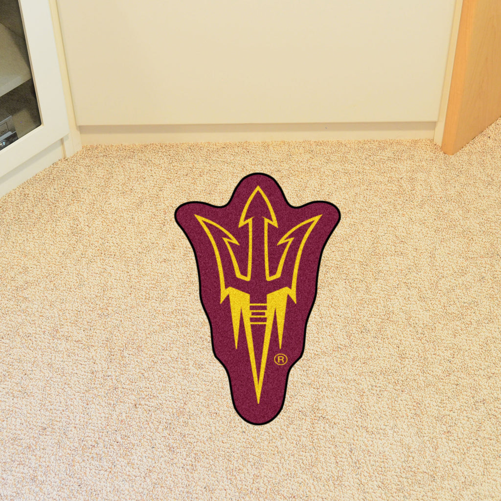 Arizona State Sun Devils Mascot Rug, Pitchfork Logo
