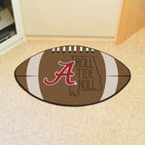 Alabama Crimson Tide Southern Style Football Rug - 20.5in. x 32.5in.