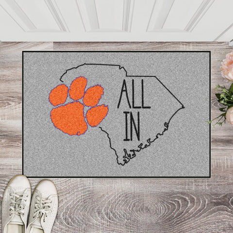 Clemson Tigers Southern Style Starter Mat Accent Rug - 19in. x 30in.
