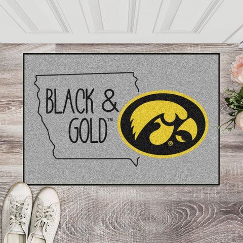 Iowa Hawkeyes Southern Style Starter Mat Accent Rug - 19in. x 30in.