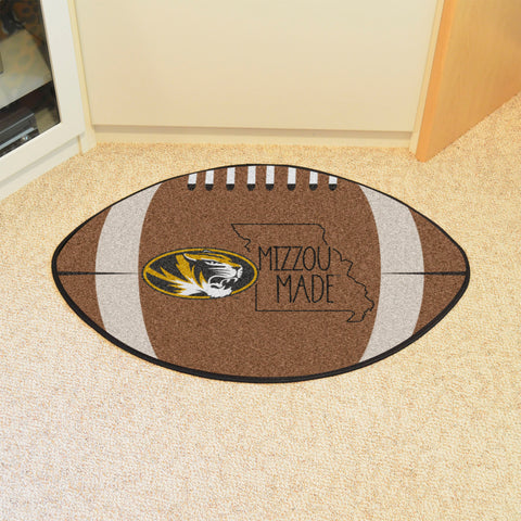 Missouri Tigers Southern Style Football Rug - 20.5in. x 32.5in.