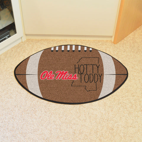 Ole Miss Rebels Southern Style Football Rug - 20.5in. x 32.5in.