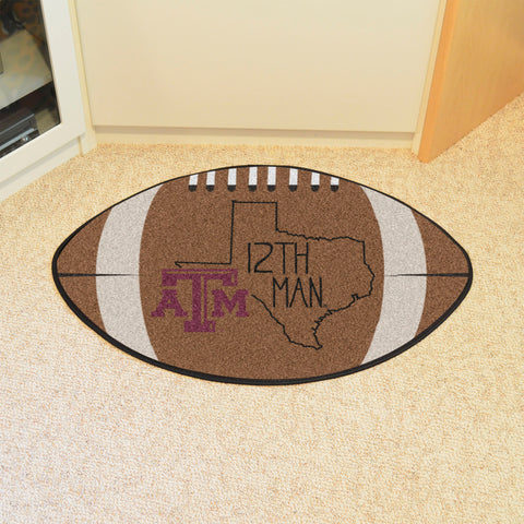 Texas A&M Aggies Southern Style Football Rug - 20.5in. x 32.5in.