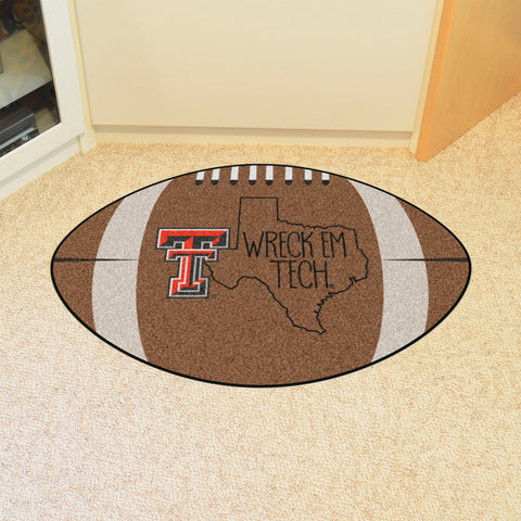 Texas Tech Red Raiders Southern Style Football Rug - 20.5in. x 32.5in.