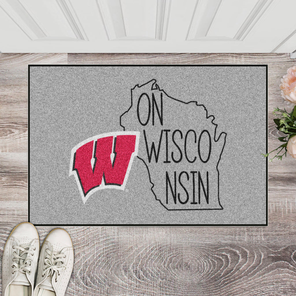 Wisconsin Badgers Southern Style Starter Mat Accent Rug - 19in. x 30in.