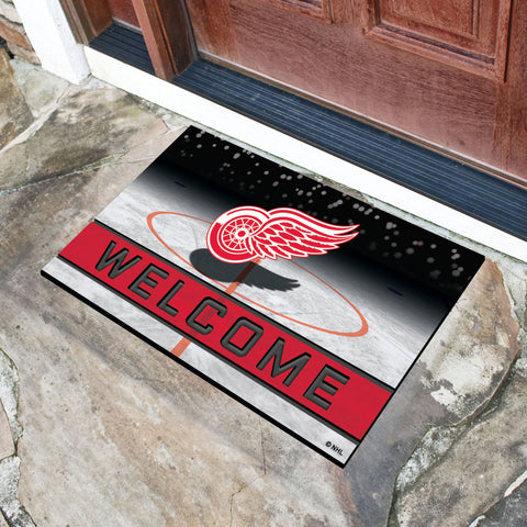 Detroit Red Wings Rubber Door Mat - 18in. x 30in.
