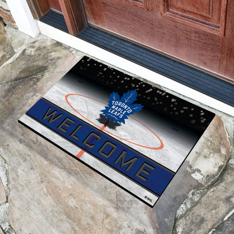 Toronto Maple Leafs Rubber Door Mat - 18in. x 30in.
