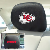 Kansas City Chiefs Embroidered Head Rest Cover Set - 2 Pieces