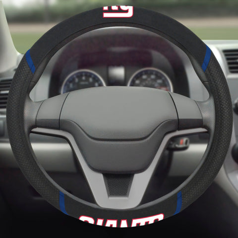 New York Giants Embroidered Steering Wheel Cover