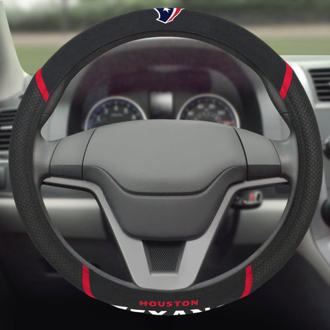 Houston Texans Embroidered Steering Wheel Cover