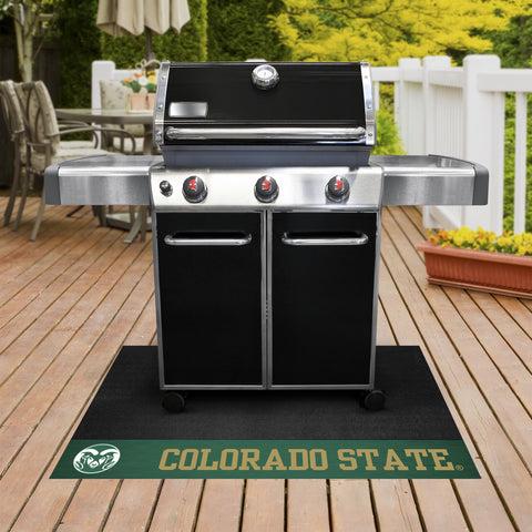Colorado State Rams Vinyl Grill Mat - 26in. x 42in.