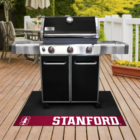 Stanford Cardinal Vinyl Grill Mat - 26in. x 42in.
