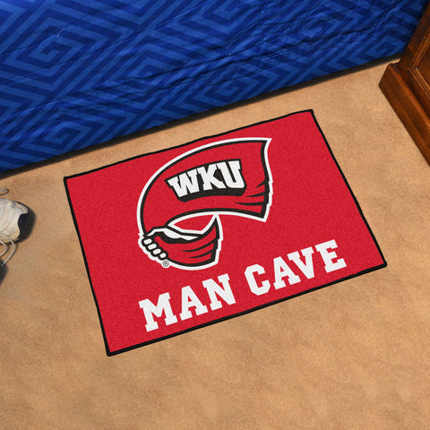 Western Kentucky Hilltoppers Man Cave Starter Mat Accent Rug - 19in. x 30in.