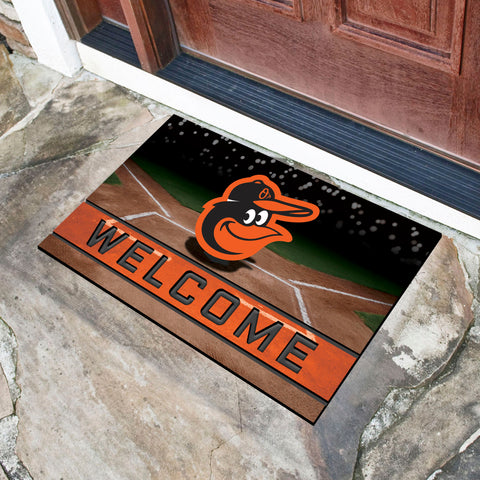 Baltimore Orioles Rubber Door Mat - 18in. x 30in.
