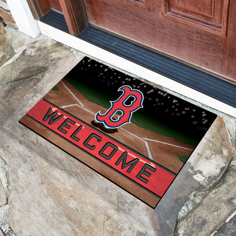 Boston Red Sox Rubber Door Mat - 18in. x 30in.