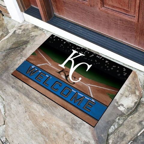 Kansas City Royals Rubber Door Mat - 18in. x 30in.