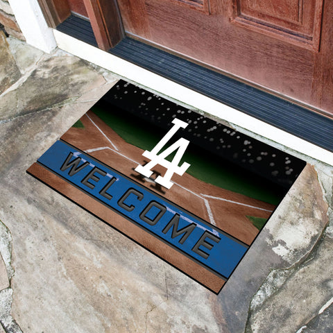 Los Angeles Dodgers Rubber Door Mat - 18in. x 30in.
