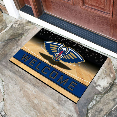 New Orleans Pelicans Rubber Door Mat - 18in. x 30in.