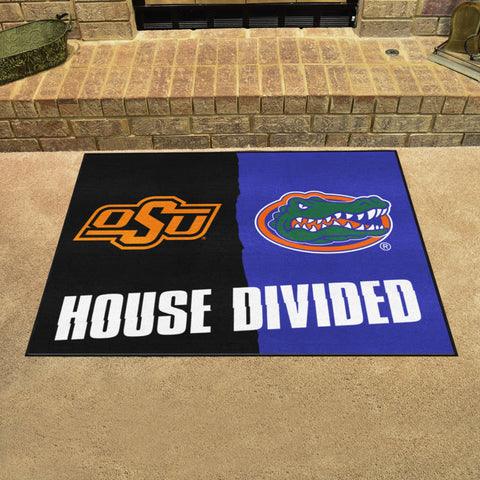 House Divided - Oklahoma St / Florida Rug 34 in. x 42.5 in.