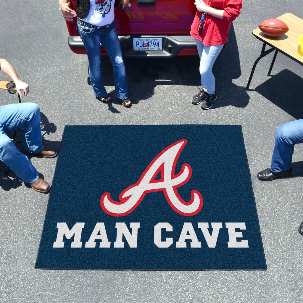 Atlanta Braves Man Cave Tailgater Rug - 5ft. x 6ft.