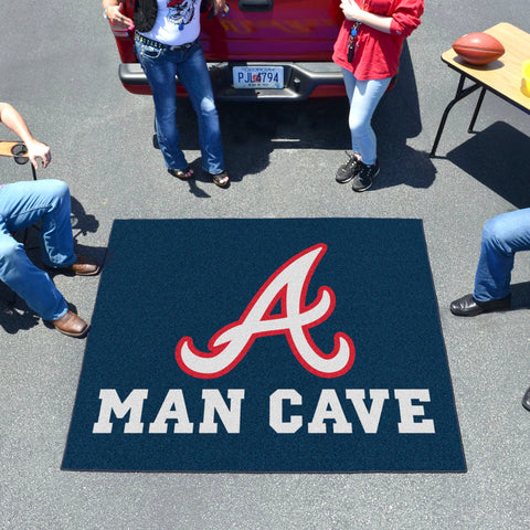 Atlanta Braves Man Cave Tailgater Rug - 5ft. x 6ft.