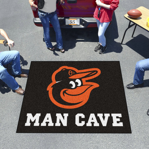 Baltimore Orioles Man Cave Tailgater Rug - 5ft. x 6ft.