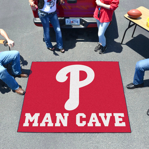 Philadelphia Phillies Man Cave Tailgater Rug - 5ft. x 6ft.