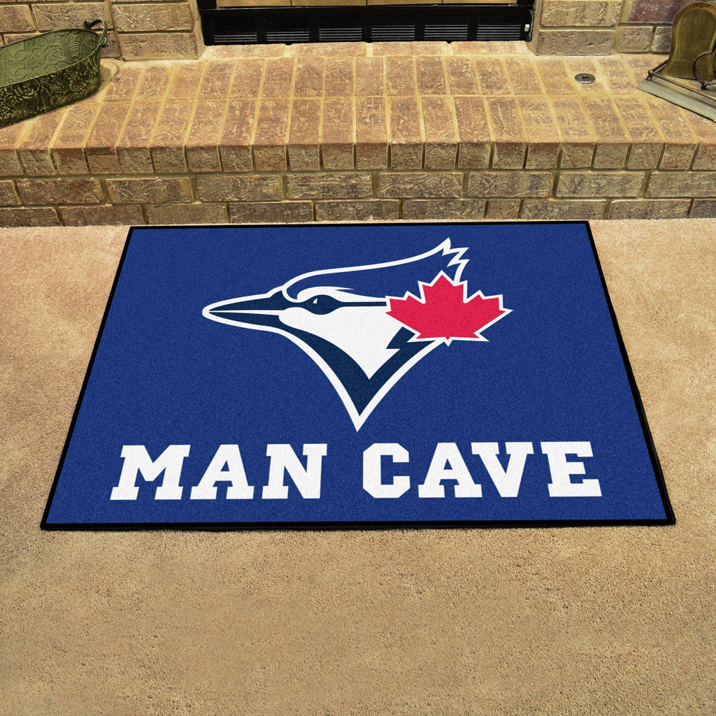 Toronto Blue Jays Man Cave All-Star Rug - 34 in. x 42.5 in.