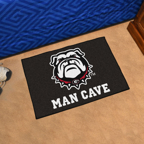 Georgia Bulldogs Man Cave Starter Mat Accent Rug - 19in. x 30in.