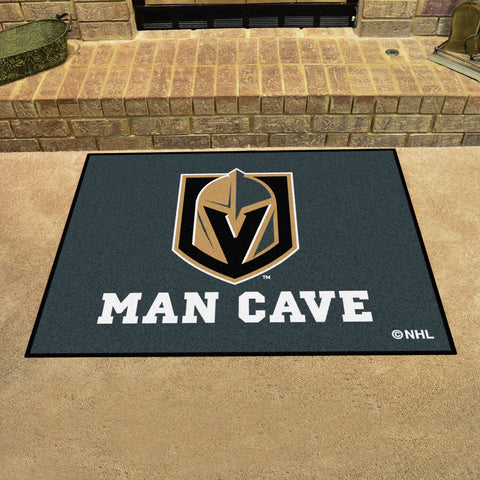Vegas Golden Knights Man Cave All-Star Rug - 34 in. x 42.5 in.