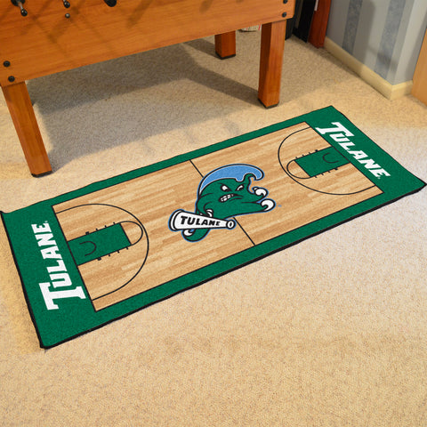 Tulane Green Wave Court Runner Rug - 30in. x 72in.