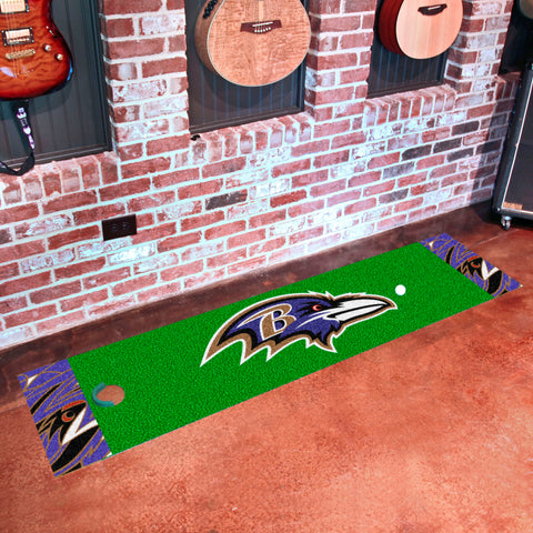 Baltimore Ravens Putting Green Mat - 1.5ft. x 6ft.