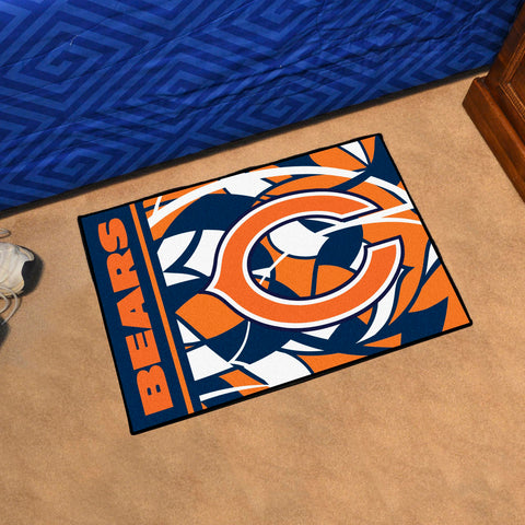 Chicago Bears Starter Mat XFIT Design - 19in x 30in Accent Rug