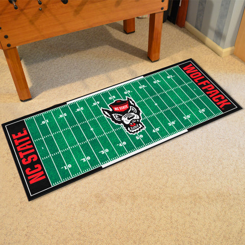 NC State Wolfpack Field Runner Mat - 30in. x 72in., NCS Logo