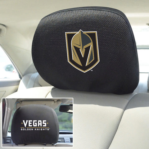 Vegas Golden Knights Embroidered Head Rest Cover Set - 2 Pieces