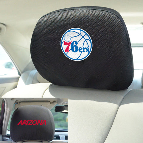 Philadelphia 76ers Embroidered Head Rest Cover Set - 2 Pieces