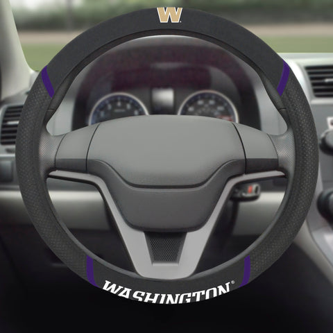 Washington Huskies Embroidered Steering Wheel Cover