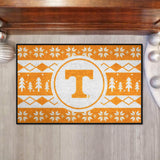 Tennessee Volunteers Holiday Sweater Starter Mat Accent Rug - 19in. x 30in.