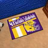 LSU Tigers Dynasty Starter Mat Accent Rug - 19in. x 30in.
