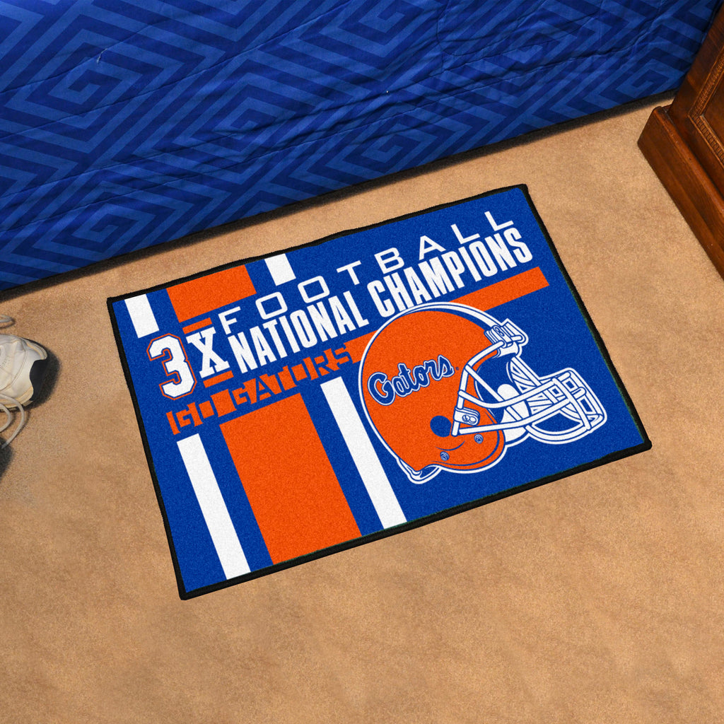 Florida Gators Football Dynasty Starter Mat Accent Rug - 19in. x 30in.